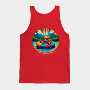 Big Bear Lake, California Animals Wearing Sunglasses Kids & Adults Tank Top